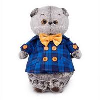 BUDI BASA Ks25-109 Басик в синей куртке и с бантом
