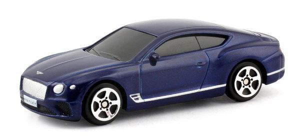 RMZ City 344035S-BLU Машина металлическая The Bentley Continental GT 2018, 1:64, цвет синий