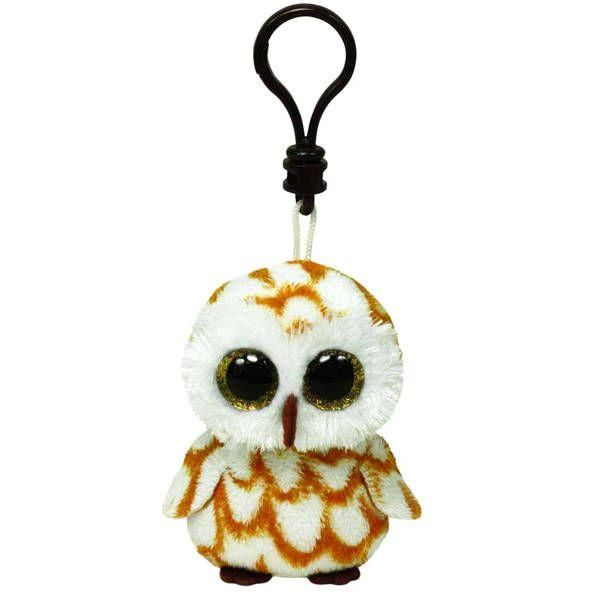 TY 36595 Beanie Boo's Брелок плюшевый Совенок Swoops, 9 см