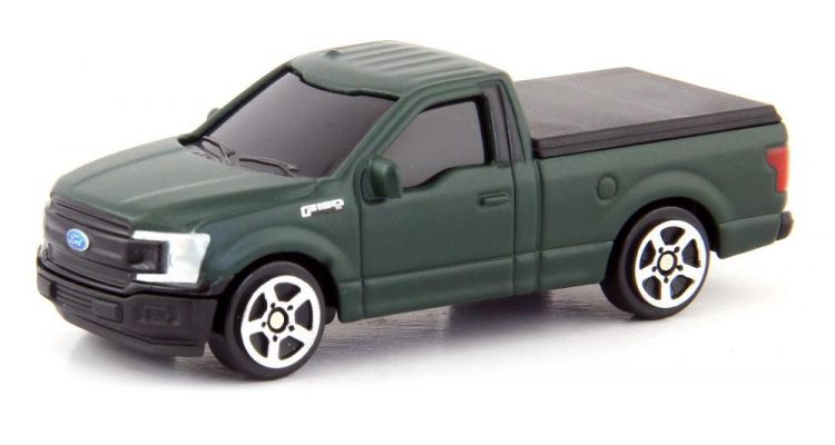 RMZ City 344037SM(E) Машина металлическая Ford F150 2018, 1:64, цвет темно-зеленый матовый