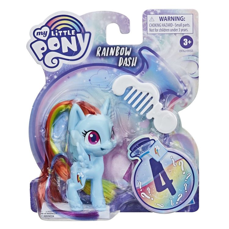 Hasbro E9762 MLP Волшебная пони с расческой, Радуга