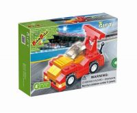 Banbao 8116 Конструктор Банбао "Формула 1", красная машинка, 54 детали