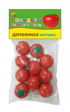 Рыжий Кот ИД-1570 Игрушка деревянная. Учимся считать "Помидоры"