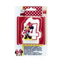 Procos 82923 Свечка "Минни Маус", цифра 4