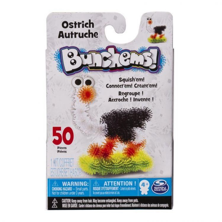 Spin Master 6028254 Конструктор Банчемс Набор Страус, 50 деталей