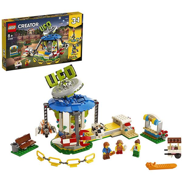 Lego Creator 31095 Конструктор Лего Криэйтор 3 в 1 Ярмарочная карусель, 595 деталей