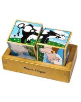 Melissa&Doug 1196 Кубики-пазлы со звуком "Ферма"