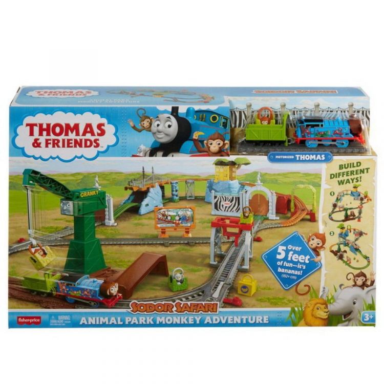 Mattel GLK81 Thomas & Friends Игровой набор Парк с животными - приключения обезьянок