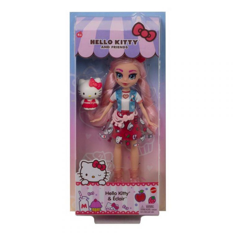 Mattel GWW96 Кукла Mattel Hello Kitty с фигуркой Эклер Mattel GWW96 Кукла Mattel Hello Kitty с фигуркой Эклер