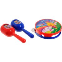 AB-toys D-00049 Набор игрушечных музыкальных инструментов бубен и маракасы