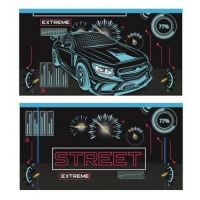 CENTRUM 88152 Пенал-конверт CENTRUM Racing синяя машина, на молнии 20,5*10,8*1 см.