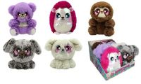 BEVERLY HILLS TEDDY BEAR SQ00957 Мягкая игрушка-сквиши Squeezamals серии 3Deez De-lux, 20 см. 5 персонажей в коллекции, 8 шт в дисплее