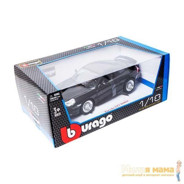 Bburago 18-12040 Коллекционная машина PORSCHE GT3 STRASSE (1997), 1:18