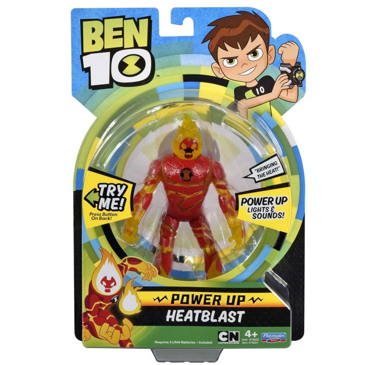 Ben10 Фигурка Человек-огонь со звуком и светом, 16 см