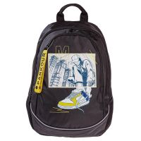 Hatber NRk-64080 Рюкзак Hatber STREET На стиле 42х30х20см полиэстер светоотражающий 2 отделения, 3 кармана и 1 потайной на спинке