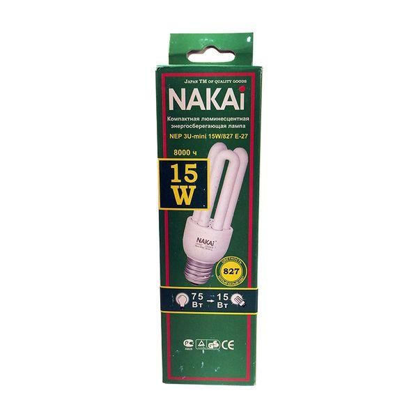Лампа NEP 3U-mini 15W/827 E-27