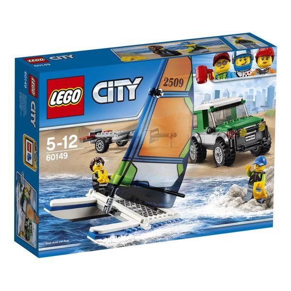 Конструктор LEGO CITY Внедорожник с прицепом для катамарана