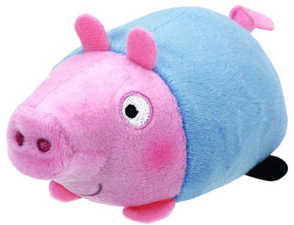 TY 42176 Teeny Tys Мягкая игрушка Свинка Пепа братик Джордж, 11 см