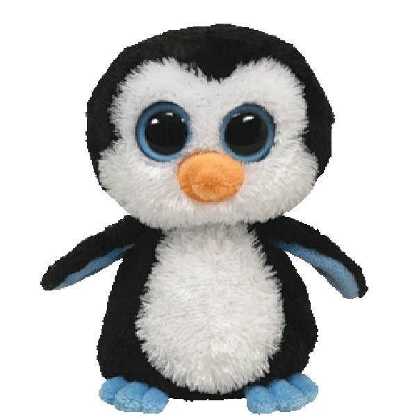 TY 36008 Beanie Boo's Мягкая игрушка Пингвин Waddles, 15 см