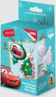 LORI Ирд-016 Набор для творчества LORI Расписные ёлочные игрушки Disney Молния Макквин