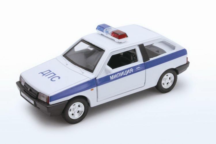 Welly 42377PB Машинка Welly LADA 2108 Милиция ДПС металлическая 1:34-39 Welly 42377PB Машинка Welly LADA 2108 Милиция ДПС металлическая 1:34-39
