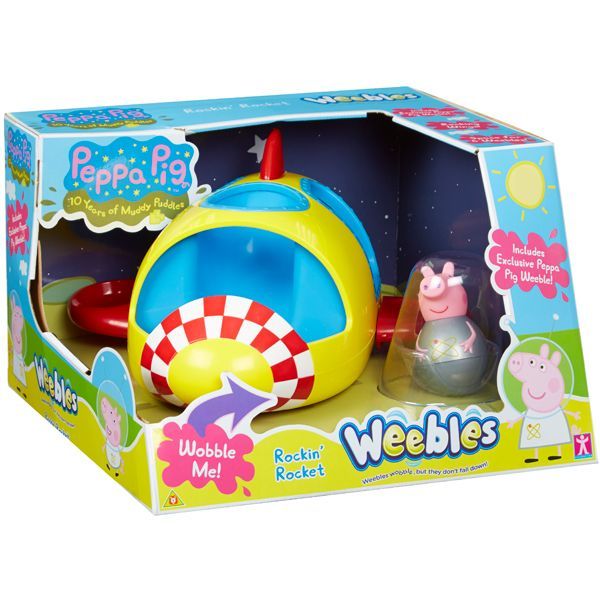 Peppa Pig 28796 Игровой набор Ракета Пеппы-неваляшки с фигуркой Пеппы