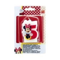 Procos 82924 Свечка "Минни Маус", цифра 5
