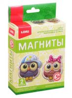 LORI Пз/Г-012 Магниты из гипса "Маленькие совята"