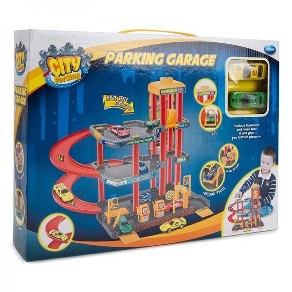 Dave Toy 32030 Трехэтажная парковка с 2 машинками