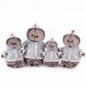 BUDI BASA Ks19-077 Мягкая игрушка Кот Басик в толстовке дракончик, 19 см