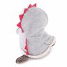BUDI BASA Ks19-077 Мягкая игрушка Кот Басик в толстовке дракончик, 19 см