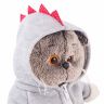 BUDI BASA Ks19-077 Мягкая игрушка Кот Басик в толстовке дракончик, 19 см