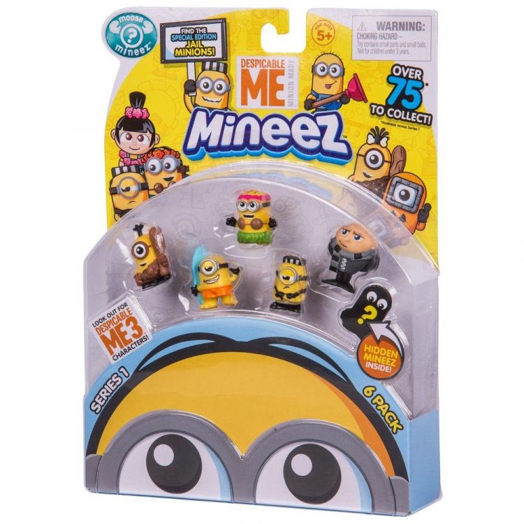 Moose 58203 Набор фигурок Миньоны «Гадкий Я 3», 6 штук
