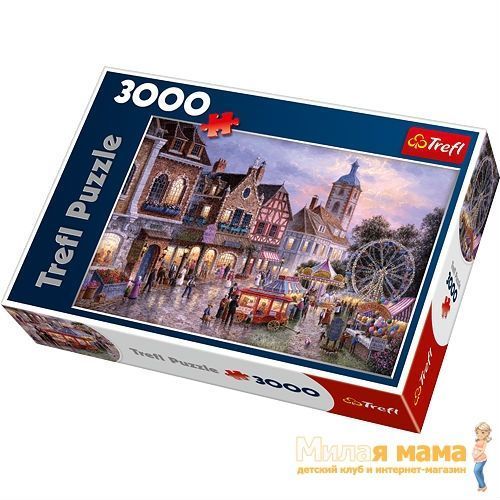 Trefl 33033 Пазл Парк с аттракционами, 3000 деталей