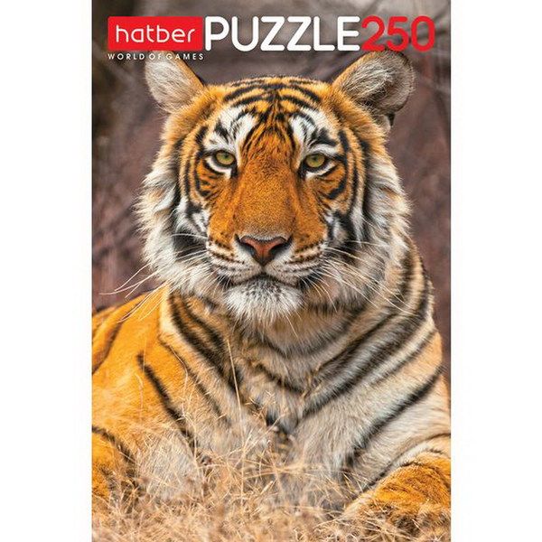 Hatber 250ПЗ3-19305 Пазл Тигр, 250 элементов, 28х40 см