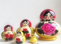 Матрешка традиционная Фонарик 5 кукольная 9 см
