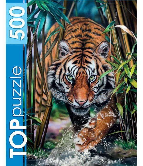 Рыжий кот ХТП500-4217 TOPpuzzle. Пазлы 500 элементов. ВЗГЛЯД ТИГРА