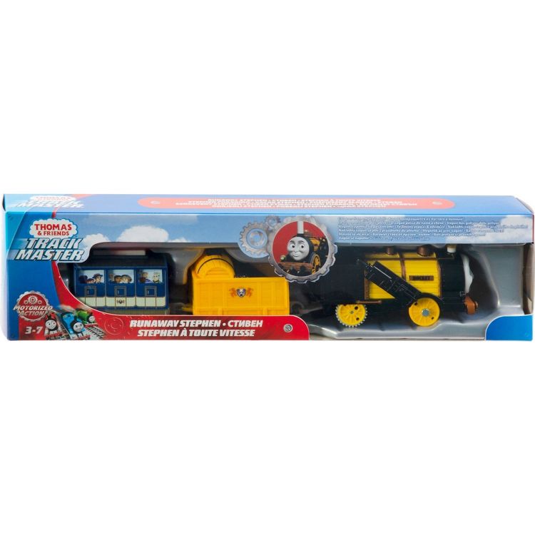 Mattel FJK54 Thomas&Friends Моторизованный паровозик с 2 вагончиками Беглый Стивен