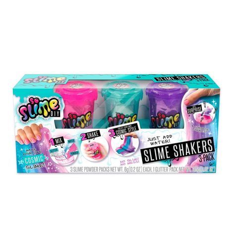 Canal Toys SSC003 Набор для изготовления слайма So slime diy серии «Slime Shaker» Cosmic, 3 слайма в комплекте