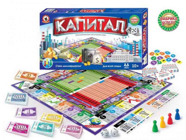 Русский Стиль 03497 Настольная игра Русский Стиль "Капитал"