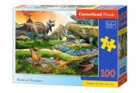 Castorland В-111084 Пазл Castorland Premium Мир динозавров 100 деталей