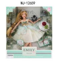 ABtoys (АБтойс) WJ-12659 Кукла ABtoys Emily Мятная серия с сумочкой и аксессуарами 30см