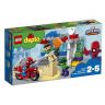 Lego Duplo 10876 Конструктор Лего Дупло Super Heroes Приключения Человека-паука и Халка, 38 деталей