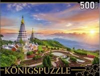 Konigspuzzle ГИК500-8312 Пазл Священная гора Дой Интханон, Таиланд, 500 элементов