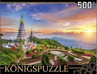 Konigspuzzle ГИК500-8312 Пазл Священная гора Дой Интханон, Таиланд, 500 элементов