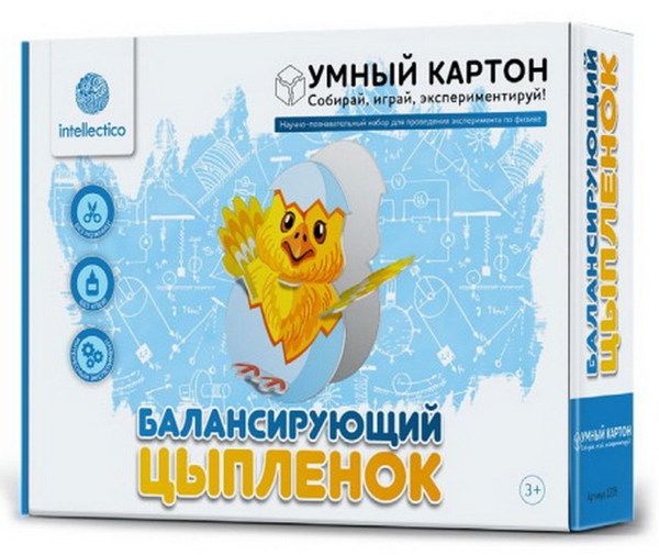 Intellectico 1205бн Научно-познавательный набор для экспериментов "Балансирующий цыпленок"