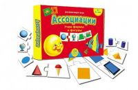 Рыжий Кот ИН-8078 Игра настольная. Ассоциации. УЧИМ ФОРМЫ И ФИГУРЫ