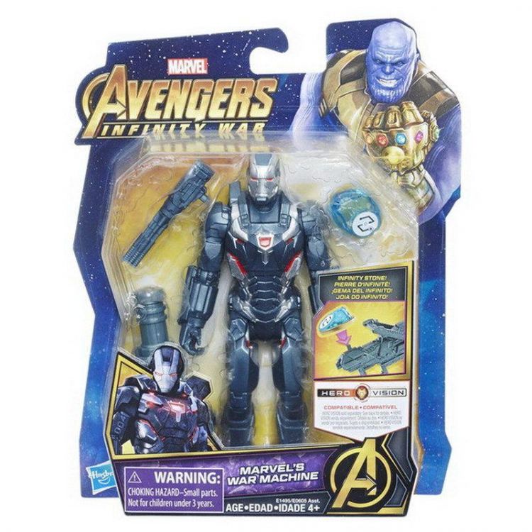 Hasbro E0605 Avengers Movie Мстители с камнем, фигурка Marvel's War Machine