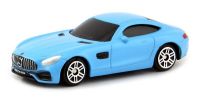 RMZ City 344992SM(C) Машина металлическая Mercedes-Benz GT S AMG 2018, 1:64, цвет голубой матовый