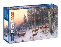Hatber 1000ПЗ2-25942 Пазл Hatber Premium В зимнем лесу 1000 элементов 680х480мм